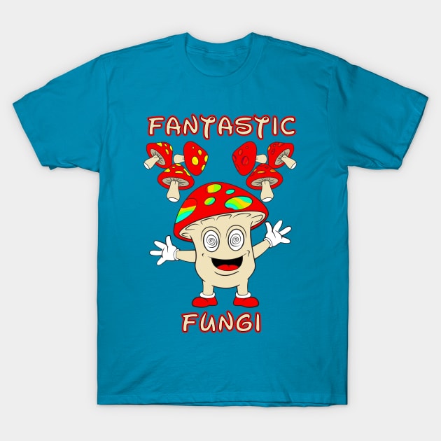 Fantastic Fungi T-Shirt by lilmousepunk